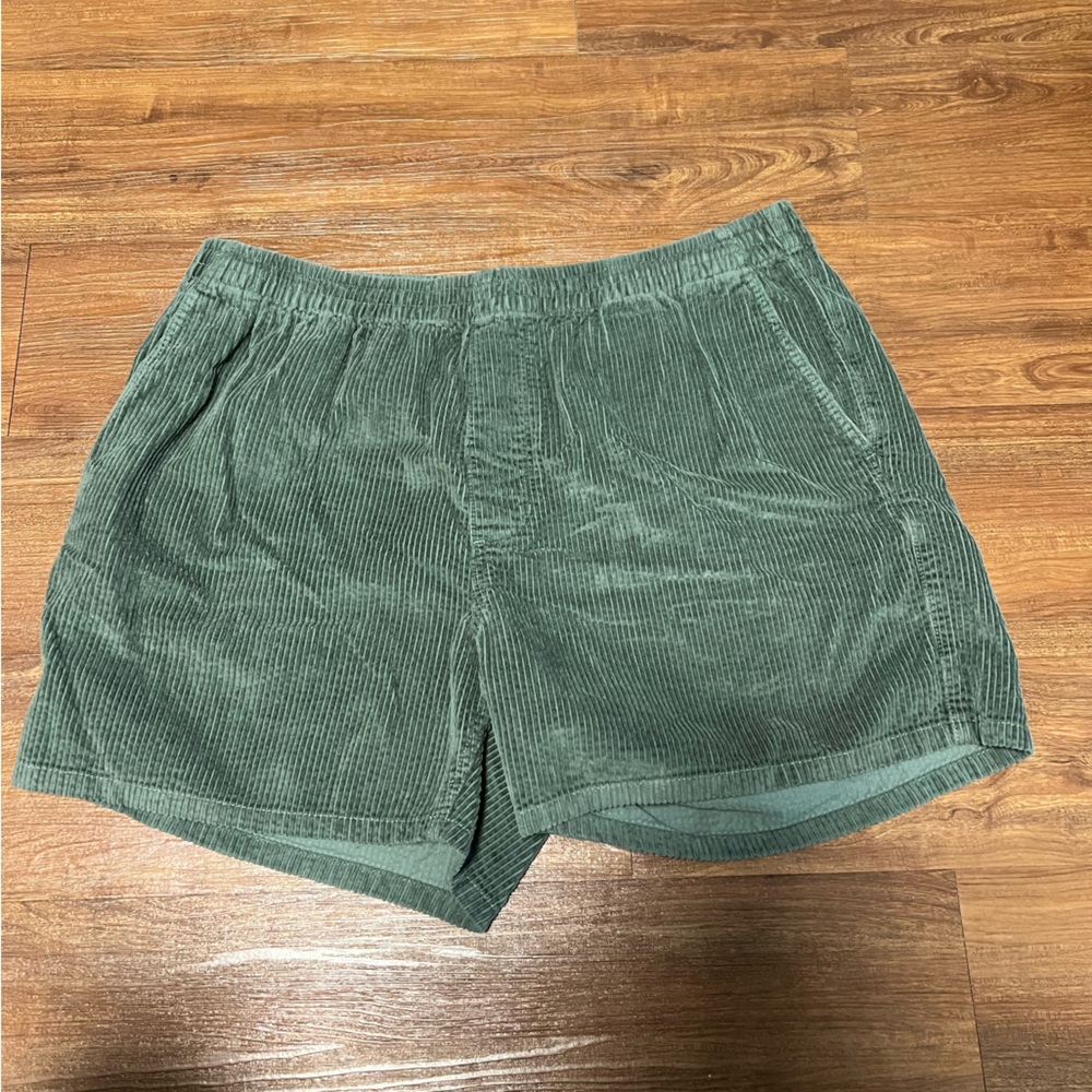 Madewell Men's Green Corduroy Shorts